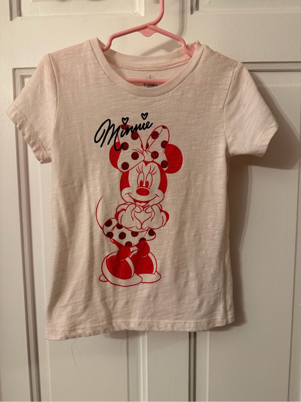 Disney parks Minnie Mouse Graphic Tee Girls Size 5/6